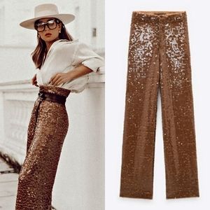 Zara Sequin Pants